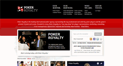 Desktop Screenshot of pokerroyalty.com